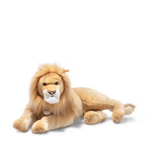 Steiff Peluche lion Leo couché blond, 65 cm