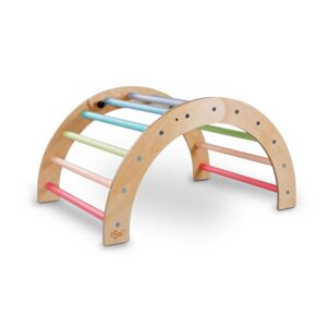 tiSsi® Echelle d'escalade enfant bois pastel multicolore