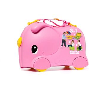 MOLTO Valise à roulettes enfant 2en1 Smiler Jumbo Case Basic, rose