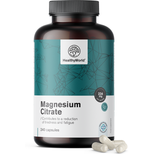 Healthy World Citrate de magnesium 234 mg, 240 gelules