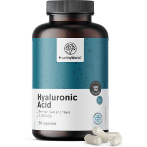 Healthy World Acide hyaluronique 600 mg, 180 gelules