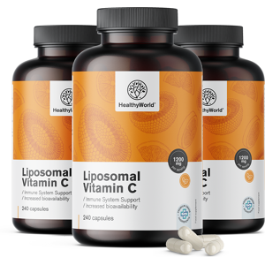 Healthy World 3x Vitamine C liposomale 1200 mg, ensemble 720 gelules