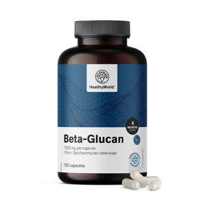 Healthy World Bêta-glucane 500 mg, 120 gélules