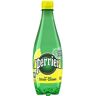 Perrier Eau Minérale naturelle gazeuse saveur Citron Sans sucres bouteille PET 50 cl - Lot de 24