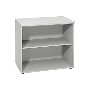 JPG Meuble bas NF Environnement sans portes - H.72 x L. 80 x P. 48 cm - Gris