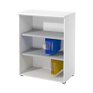 JPG Meuble mi-hauteur NF Environnement sans portes - H.104 x L. 80 x P. 48 cm - Blanc