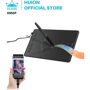 HUION ? tablette graphique H640P H950P pour dessin Digital  ultralegere  avec stylet sans batterie