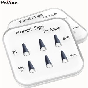 Peilinc-crayon pour Apple Pencil 1er/2e generation Logitech  pointe de Crayon 2B a Double couche