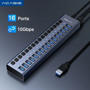 Acasis-airies USB 3.1 10Gbps  repartiteur USB pour ordinateur portable Macbook Steam Deck  transfert