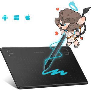 Huion-Tablette de dessin numerique HS64  avec stylet 8192 sans batterie  support pour Android