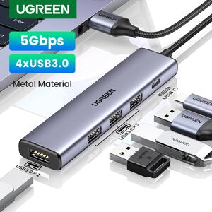 UGREEN a multiplicateur de prise USB Type C 3.0  4 ports  adaptateur pour MacBook Pro iPad Pro