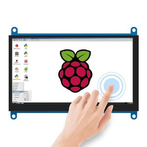 Eyoyo Mini écran tactile LCD portable pour Raspberry Pi  7 pouces  5 points  puzzles  IPS  1024x600  Full