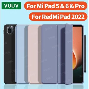 VUUV Étui en silicone pour Xiaomi Mi Sub 5  Mipad 6 Pro  réveil/sommeil automatique  support de charge