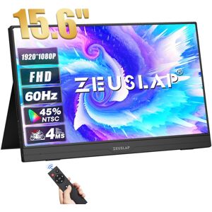 ZEUSLAP – moniteur Portable ultra-mince 15.6 pouces tactile/non tactile 1080P FHD HDR IPS USB-C pour