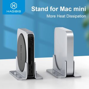 Hagibis – support Vertical pour ordinateur portable Mac Mini  en alliage d'aluminium  support de