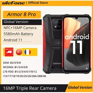 Ulefone-Smartphone Armor 8 Pro Android 11 Robuste  Telephone Portable Étanche  8 Go + 128 Go