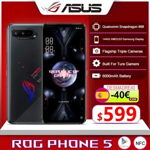 Rom globale Asus ROG Telephone 5s ROG 5S 5G Gaming Telephone 144Hz Snapdragon 888 Plus 6000mAh