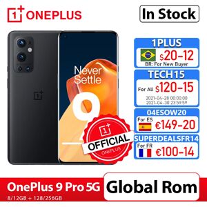 OnePlus Smartphone 9 Pro 5G  version globale  8 Go de RAM  128 Go de ROM  processeur Snapdragon 888