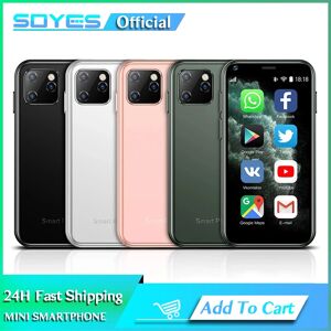 SOYES-Smartphone Super Mini  XS11  Android  1 Go de RAM  8 Go  Dean 2.5  Facades en effet  Core