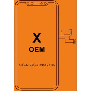 TIMEWAY Écran tactile OLED OEM avec Hébergements eur  pièces d'assemblage de remplacement  noir  iPhone X