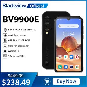 Blackview-Smartphone BV9900E Helio P90  téléphone portable robuste  6 Go + 128 Go  étanchéité IP68
