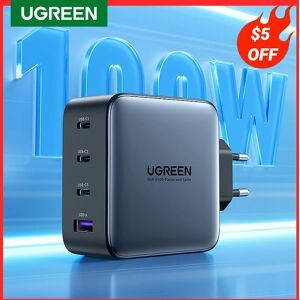 UGREEN – chargeur USB type-c 100W GaN pour tablette et Macbook  Charge rapide  compatible avec