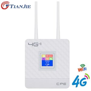 TIANJIE Permanence Routeur Wifi CPE  Modem 3G  Deverrouillage a Large Bande  Hotspot Mobile  Port WAN/LAN