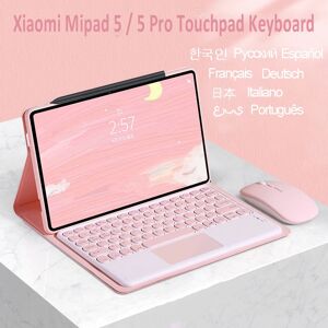 EOENKK Étui pour clavier TouchSub pour Xiaomi Mi Pad 5 Pro  souris sans fil  Smart Cover magnétique  11 