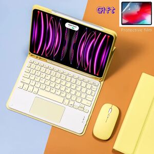 SZEGYCHX Clavier sans fil souris magique pour iPad Pro 11 etui 2021 2020 Air 4 10.2 9e 8e generation etui