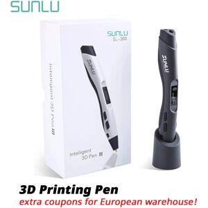 SUNLU Stylo 3D SL-300 de StalLU avec les stylos d'impression de la prise 3D soutiennent le filament