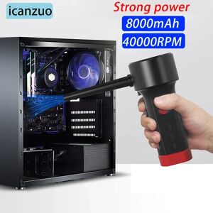 ICANZUO Boîte à Air Comprimé sans Fil pour Nettoyer les Miettes de PC  Souffleur Électrique pour Ordinateur
