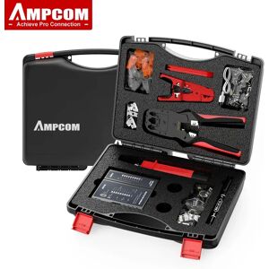 AMPCOM Kit d'outils réseau  AMPCOM 12 en 1 professionnel Portable Ethernet entretien de l'ordinateur