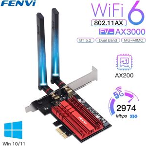 FENVI-Adaptateur de carte PCIe sans fil pour 11Humanity  Sterilisation  Touriste  Bande  3000Mbps