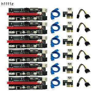 h1111z Adaptateur carte SATA de 15 à 6 broches et câble d'alimentation  express 1 x  4 x  8 x  16 x  Riser