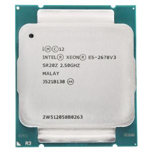 Intel Processeur Intel Xeon E5 2678 V3 e5-2678 V3 2678V3 CPU 2.5G Serve CPU LGA 2011-3 PC Processeur de