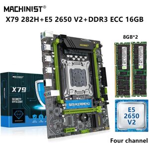 MACHINIST-Kit de carte mère X79  LGA 2011  processeur CPU Xeon E5 2650 V2  16G = 8G * 2  RAM DDR3