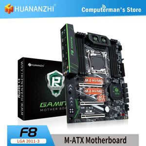 HUANANZHI HUANANZBottles F8 LGA2011-3 Carte Mère avec MOS FAN support Intel XEON E5 Toutes Séries DDR4 RECC