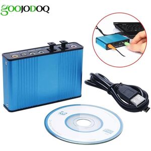 GOOJODOQ Carte son USB professionnelle 6 canaux 5.1  convertisseur optique de carte Audio externe  jeu de