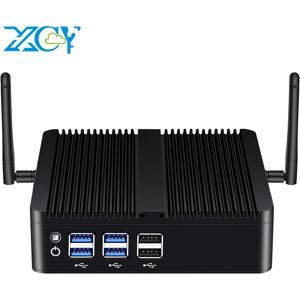 XCY-Mini PC Intel Core i7-4500U/i5-4200U  Gigabit Ethernet  fanless  avec écran HDMI/VGA  8x ports