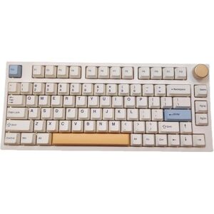 keydous Clavier mecanique sans fil NJ80  clavier Bluetooth 5.0  echange a chaud  jeu RVB  2.4G  Mac  HTML  3