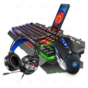 HXSJ V2 ? ensemble clavier et souris de jeu mecanique  104 touches  3200DPI  pour PC Gamer