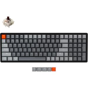 Keychron – clavier mécanique sans fil Bluetooth K4 J V2  rétro-éclairage rvb  cadre en aluminium