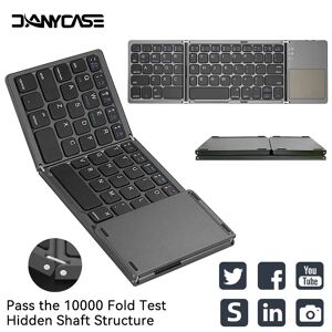 DANYCASE Mini clavier pliable sans fil  compatible Bluetooth 3.0  pour Windows Android ios  tablette  ipad