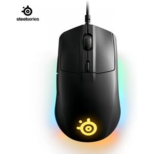 Steelseries-Souris de jeu filaire Rival 3  legere  prisme 8 500 CPI  effets d'eclairage RVB  nouveau