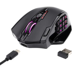 REDRAGON Souris de gaming sans fil Redragon M913 2 4G avec 16 boutons programmables  pour ordinateur portable