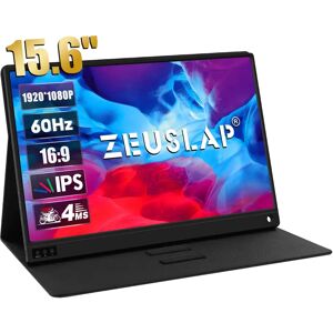 ZEUSLAP -Moniteur portable de voyage  120/60Hz  15.6 FHD  IPS  pour ordinateur portable  téléphone