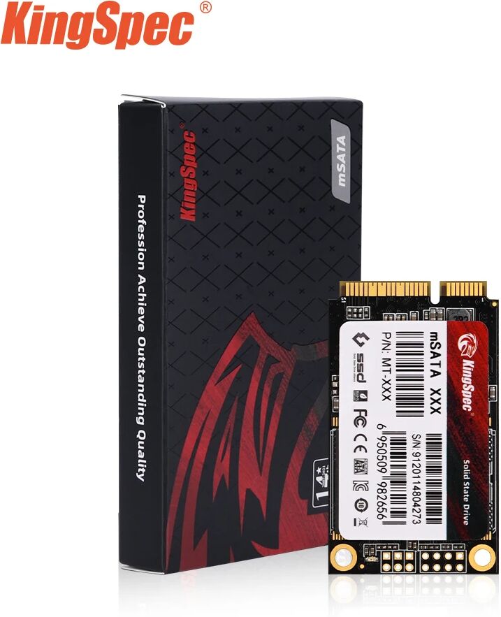 KingSpec-Disque dur SSD  128 Go  256 Go  512 Go  Mini PCIE  mSATA  SATA III  6 Go/S  1 To  2 To  64