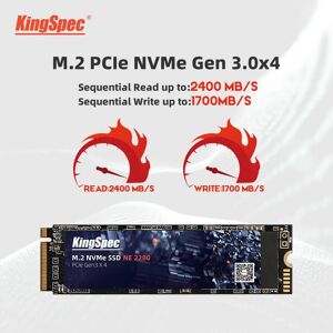 KingSpec-Disque dur interne SSD M.2 NVMW  avec capacite de 128 Go  256 Go  512 Go  1 To  2 To  pcie