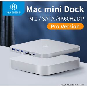 Hagibis ? Hub USB C pour Mac mini M1/M2  avec boîtier de disque dur 2.5 SATA NVME M.2 SSD  boîtier