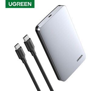 Ugreen — Boîtier HDD 2.5 6Gbps SATA à USB C 3.1 Gen 2  disque dur externe  HD en aluminium pour SSD